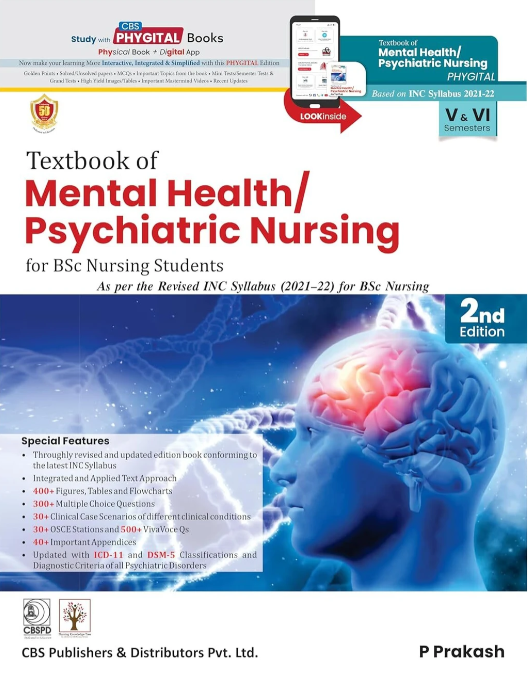 Textbook of Mental Health Nursing & Psychiatric Nursing for BSc Students